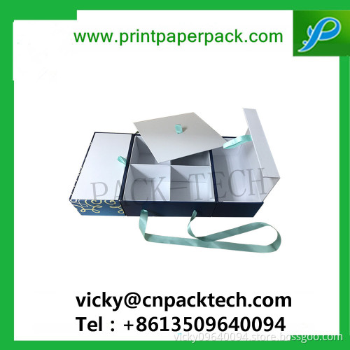 Customized Ribbon Foldable Jewelry / Chocolate/ Cosmetic/Candy Cardboard Christmas Gift Box